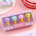 🍩 Mini Gommes Gourmandes Kawaii – Set de 4