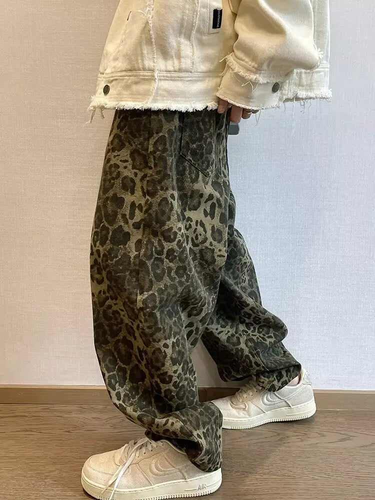 Jean baggy léopard – Wild Denim