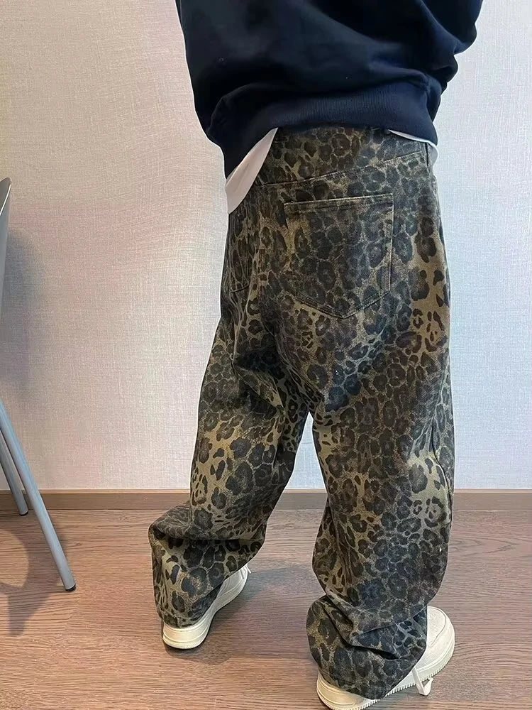Jean baggy léopard – Wild Denim
