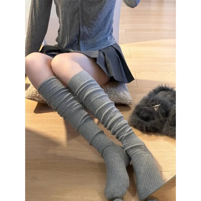Chaussettes hautes côtelées – Winter Layer