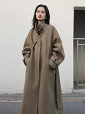 🤎 ALMA ICON – Manteau Long Ceinturé