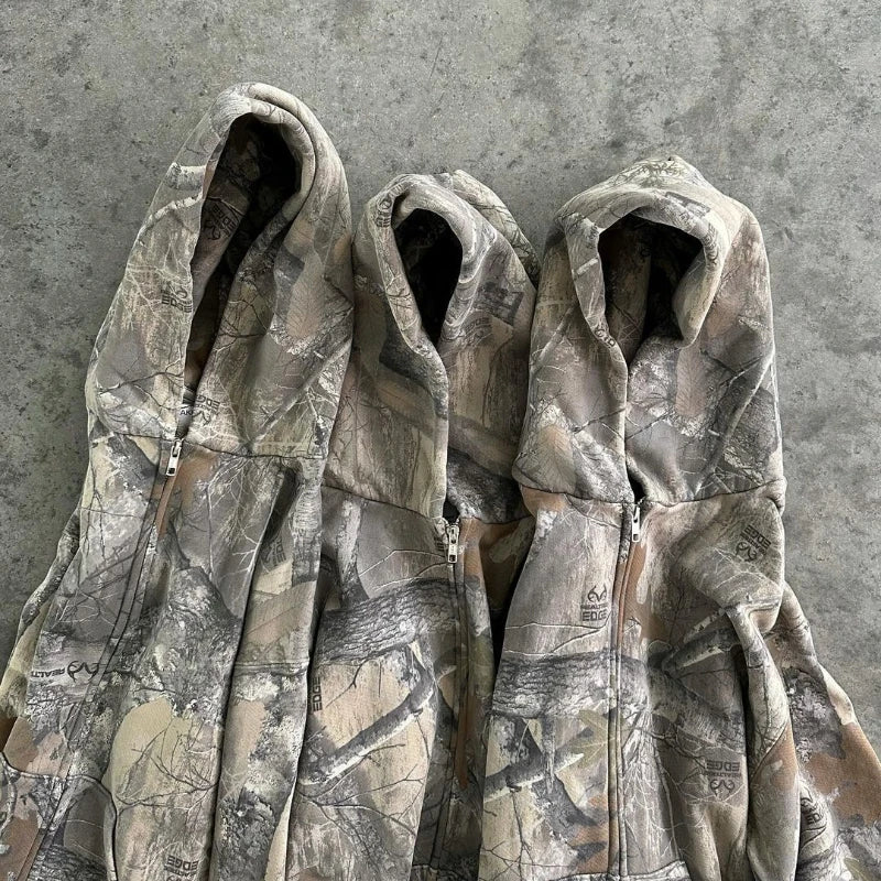 Hoodie oversize camouflage – Wild Street