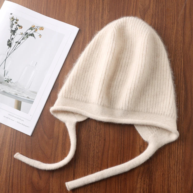 Bonnet cagoule en pure laine – Cozy Hood