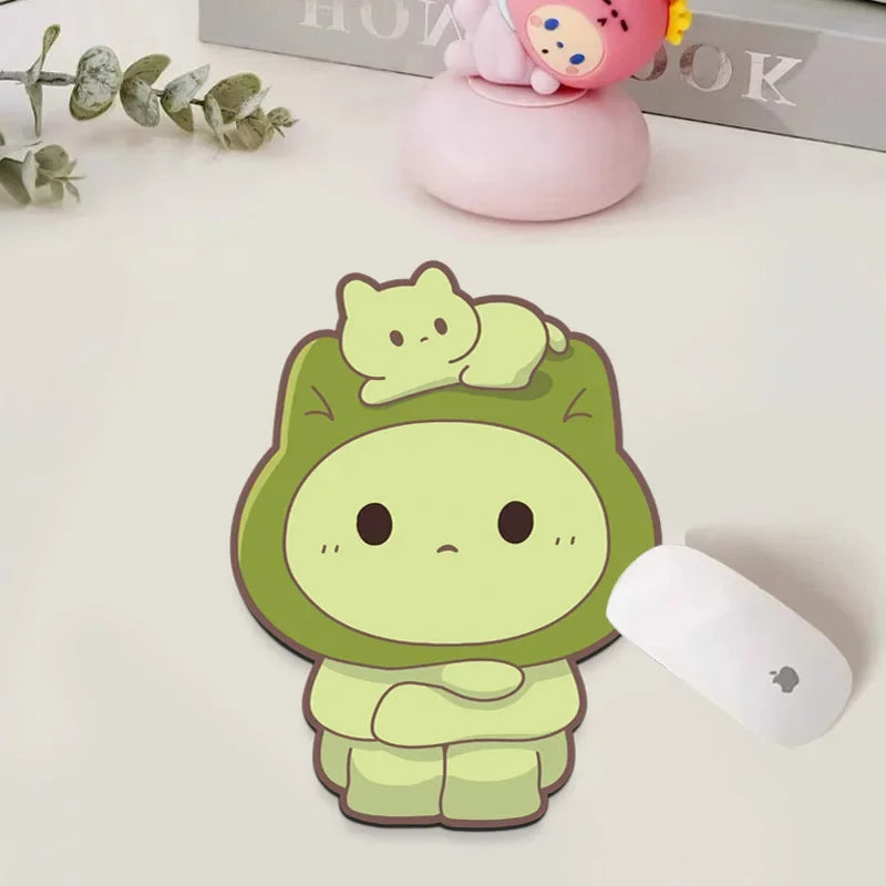 🍓 Tapis de souris Kawaii – Fraise & Petits Animaux