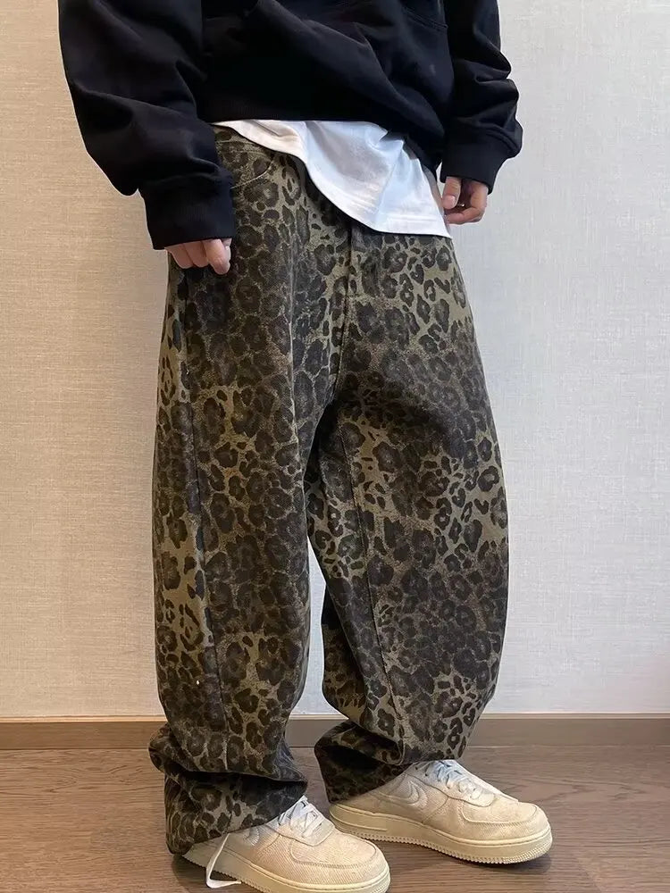 Jean baggy léopard – Wild Denim