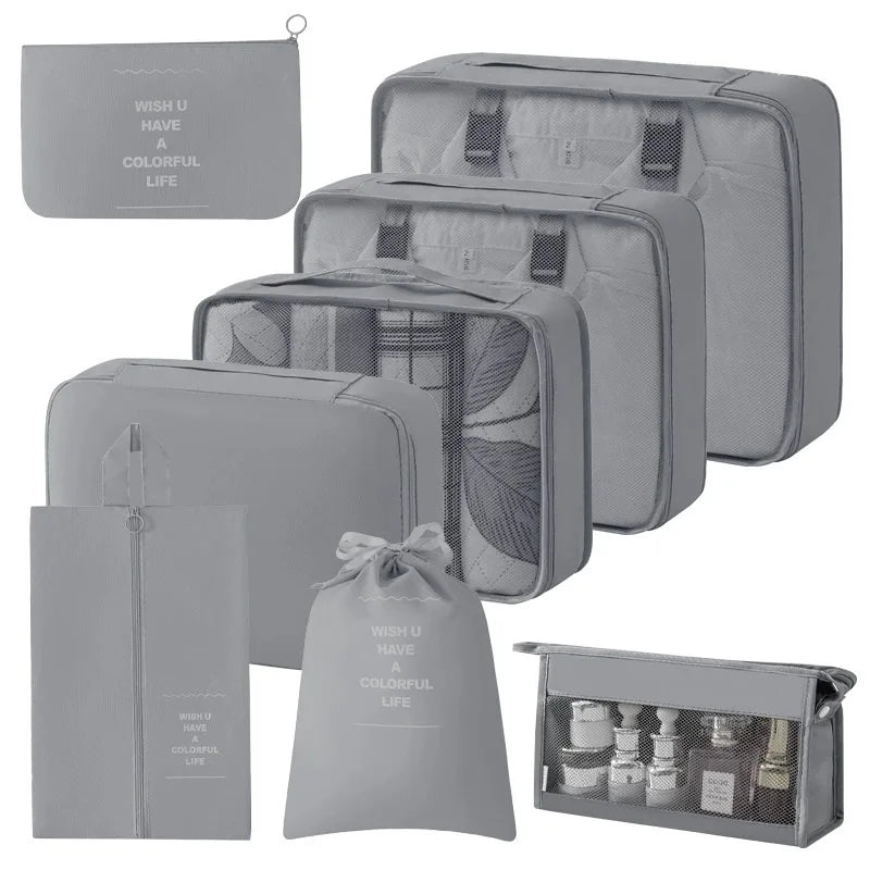 Kit Voyage Organisé Alma™ – 8 Pièces