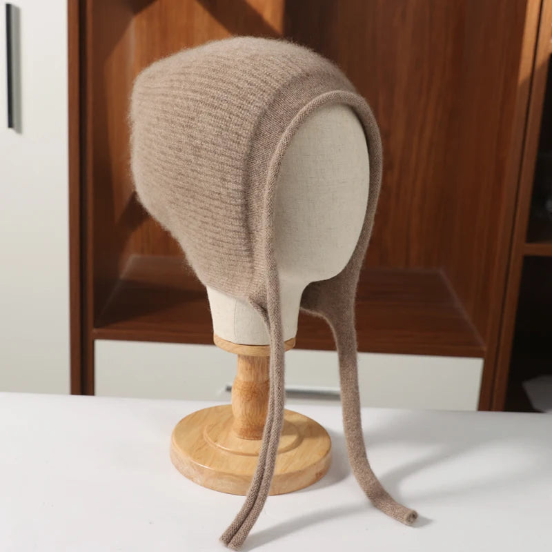 Bonnet cagoule en pure laine – Cozy Hood