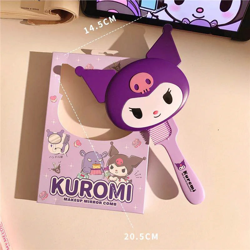 Miroir & Peigne Kawaii – Duo de Poche