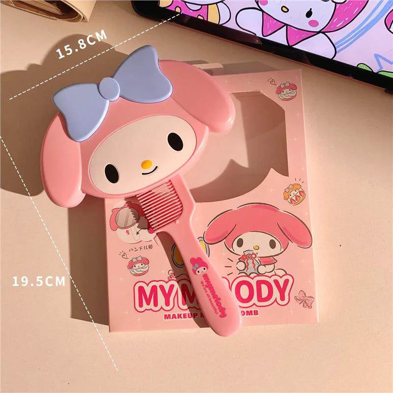 Miroir & Peigne Kawaii – Duo de Poche