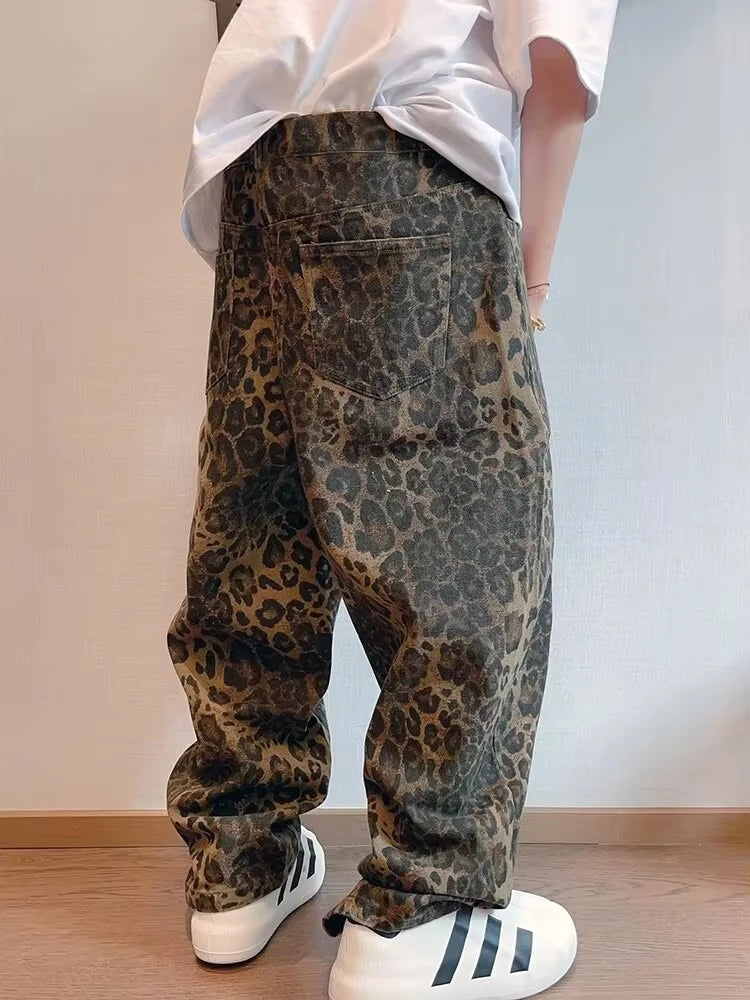 Jean baggy léopard – Wild Denim