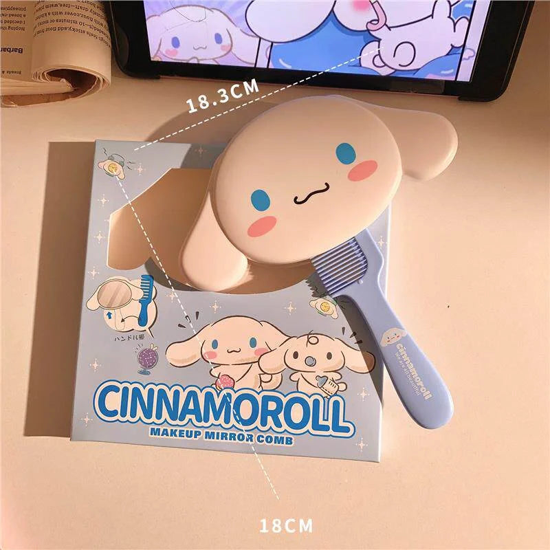 Miroir & Peigne Kawaii – Duo de Poche
