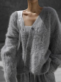 🩷 ALMA CLOUD – Cardigan Doux Oversize