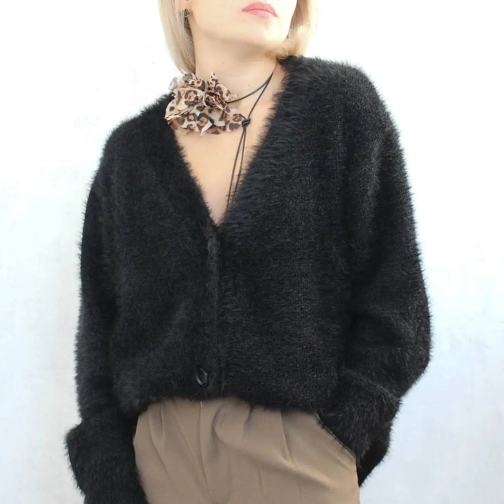 🩷 ALMA CLOUD – Cardigan Doux Oversize