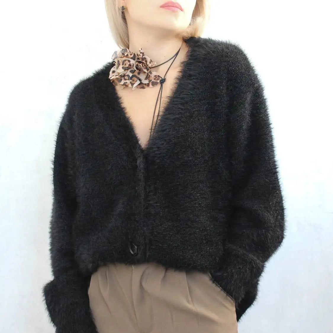 🩷 ALMA CLOUD – Cardigan Doux Oversize