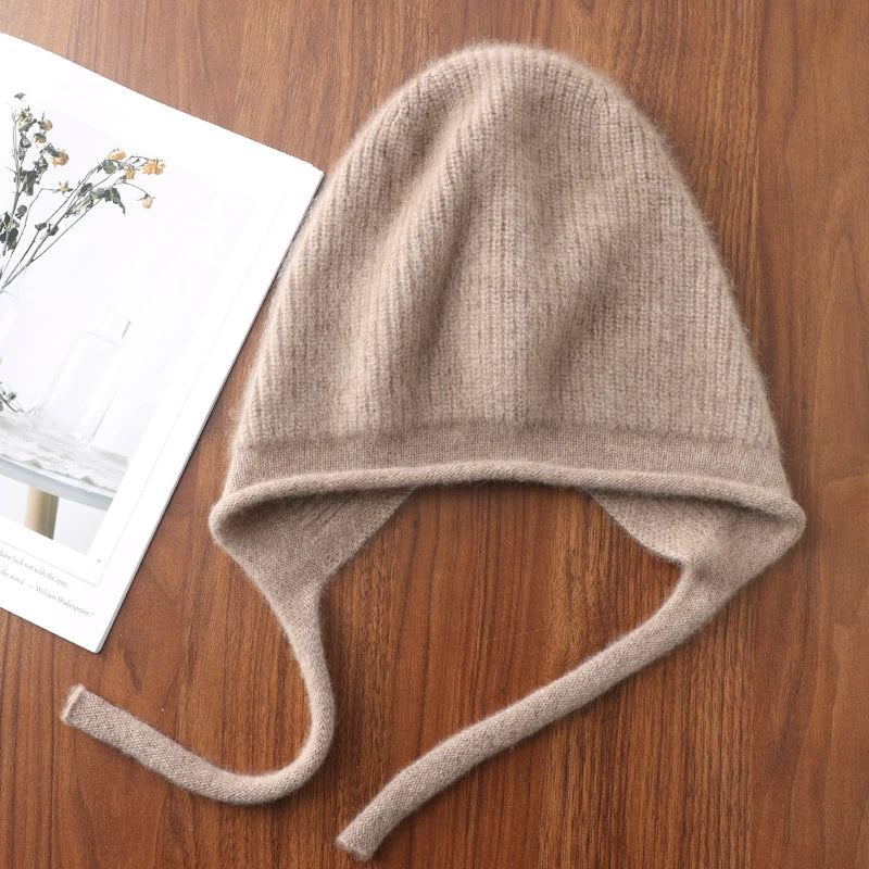 Bonnet cagoule en pure laine – Cozy Hood