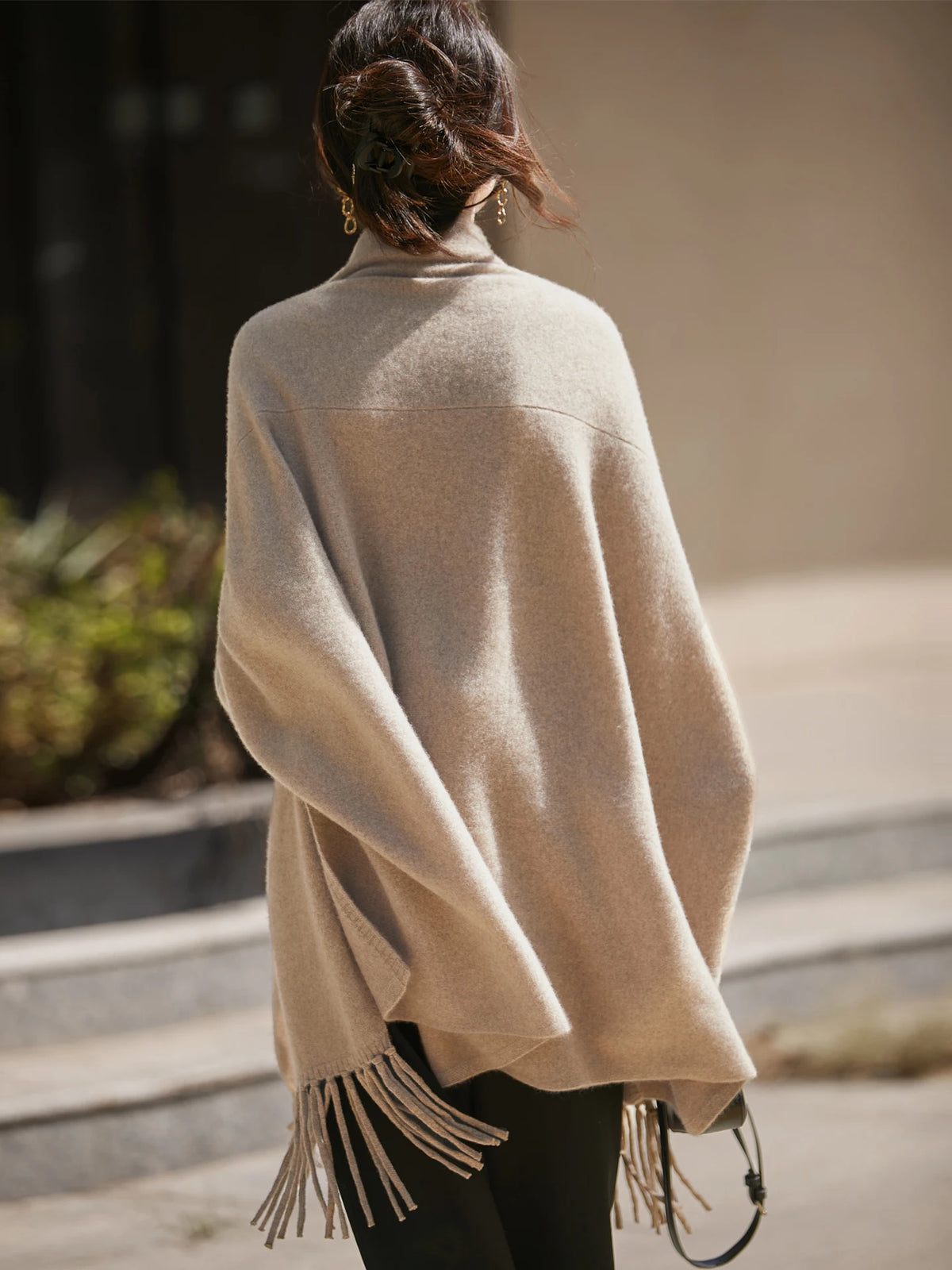 Grande étole en laine mérinos – Soft Luxury