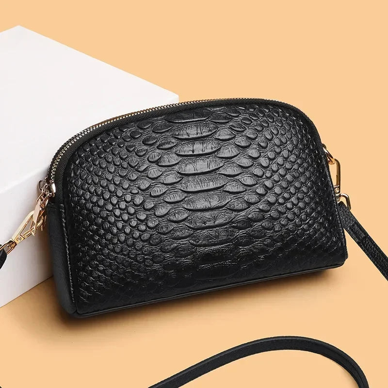 Sac Élégance Croco Alma™ – Cuir Véritable & Raffinement Intemporel