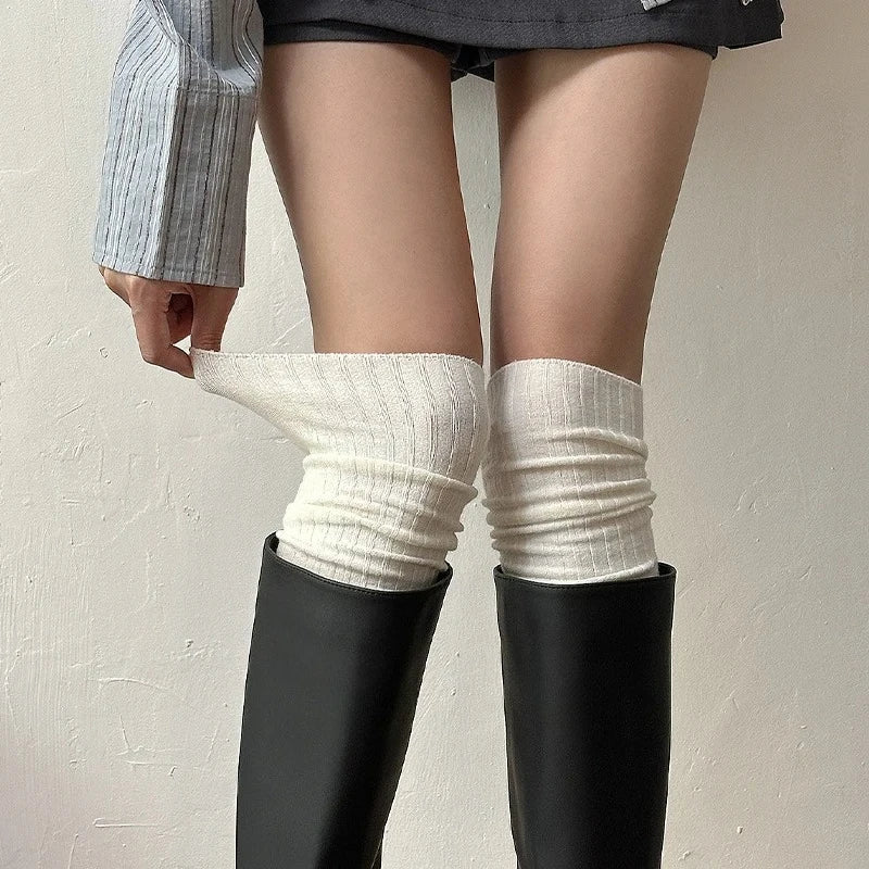 Chaussettes hautes côtelées – Winter Layer