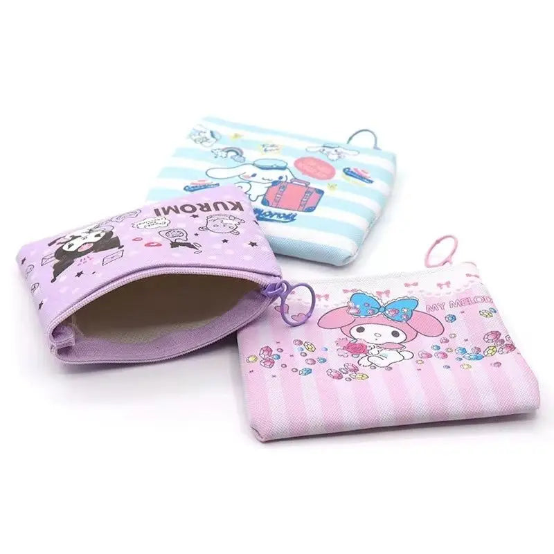 Mini Porte-Monnaie Kawaii – Pochette Zippée