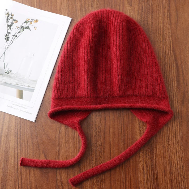 Bonnet cagoule en pure laine – Cozy Hood