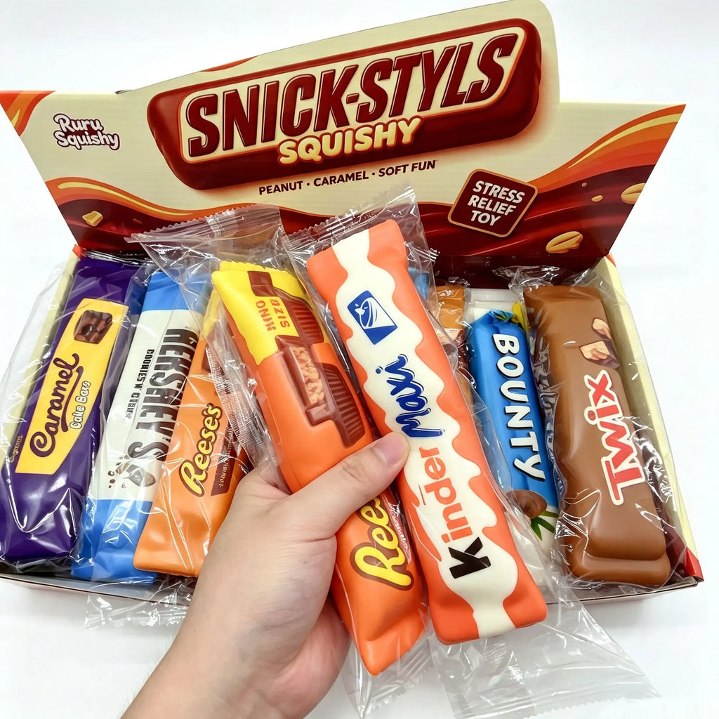Squishies Chocolat Kawaii – Set de 4