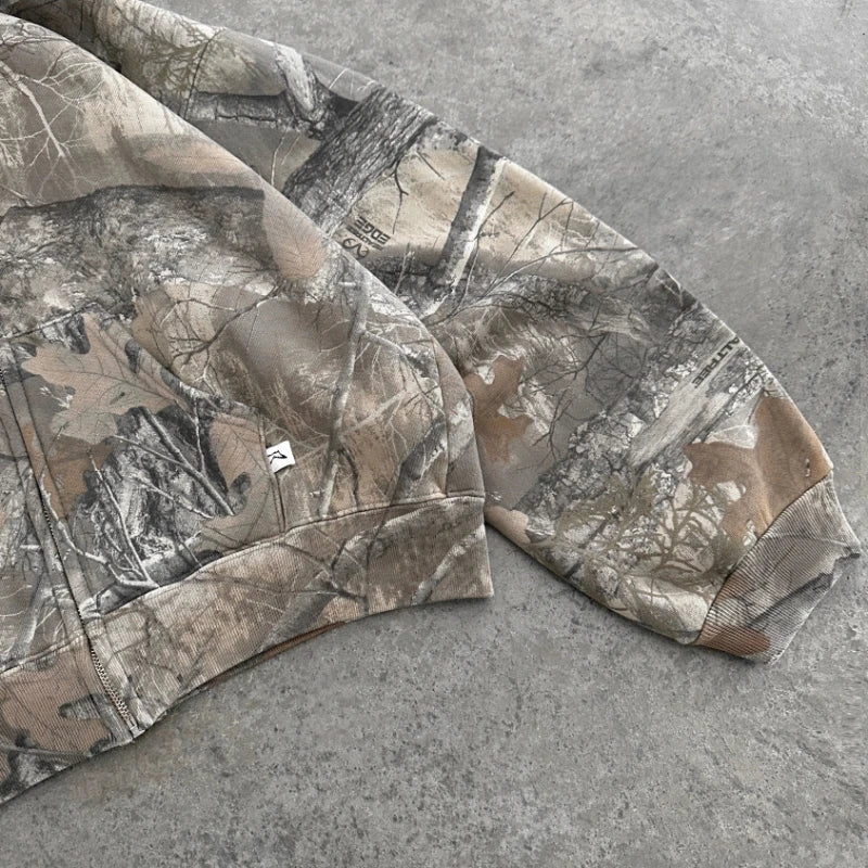 Hoodie oversize camouflage – Wild Street