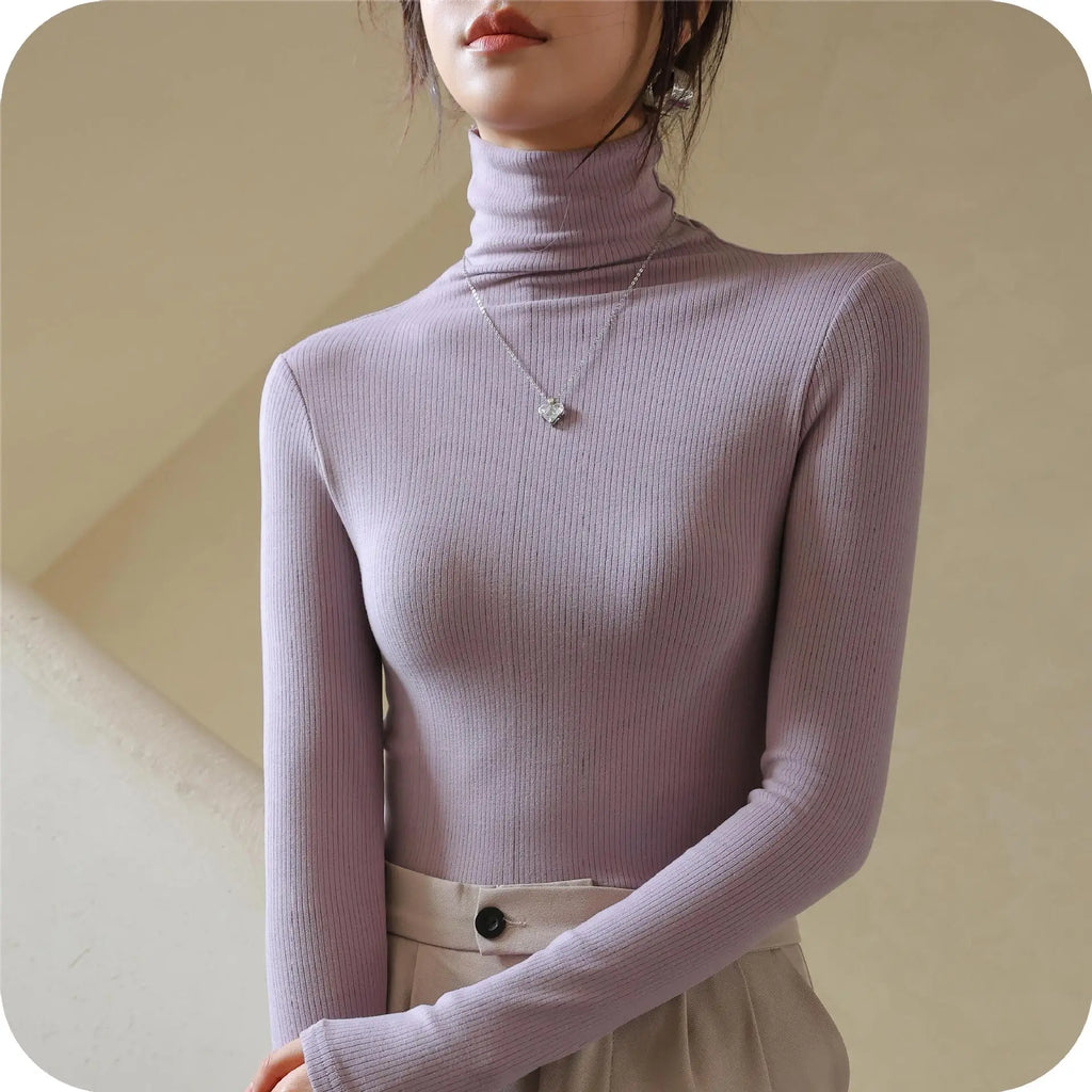 🤎 ALMA SECOND SKIN – Top Col Montant