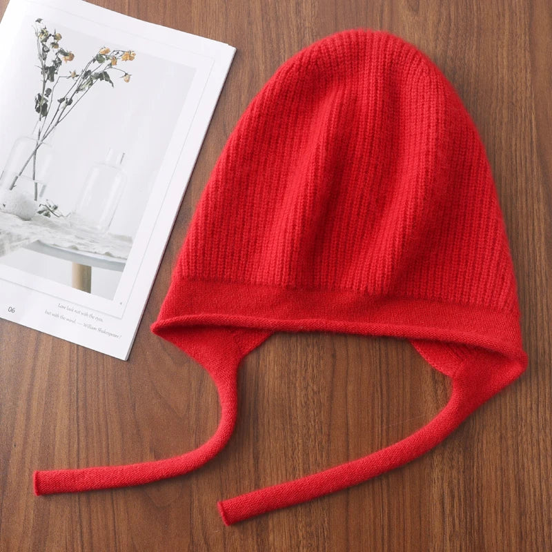 Bonnet cagoule en pure laine – Cozy Hood