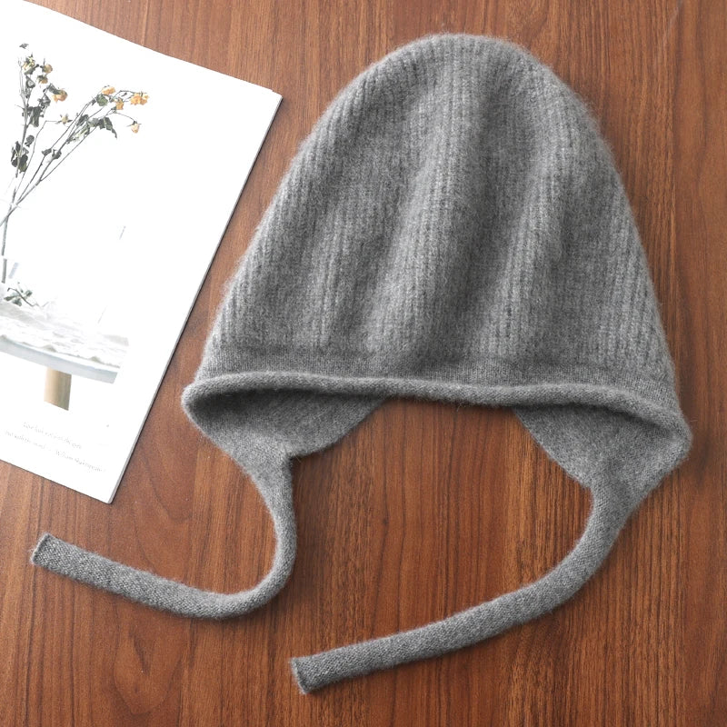 Bonnet cagoule en pure laine – Cozy Hood