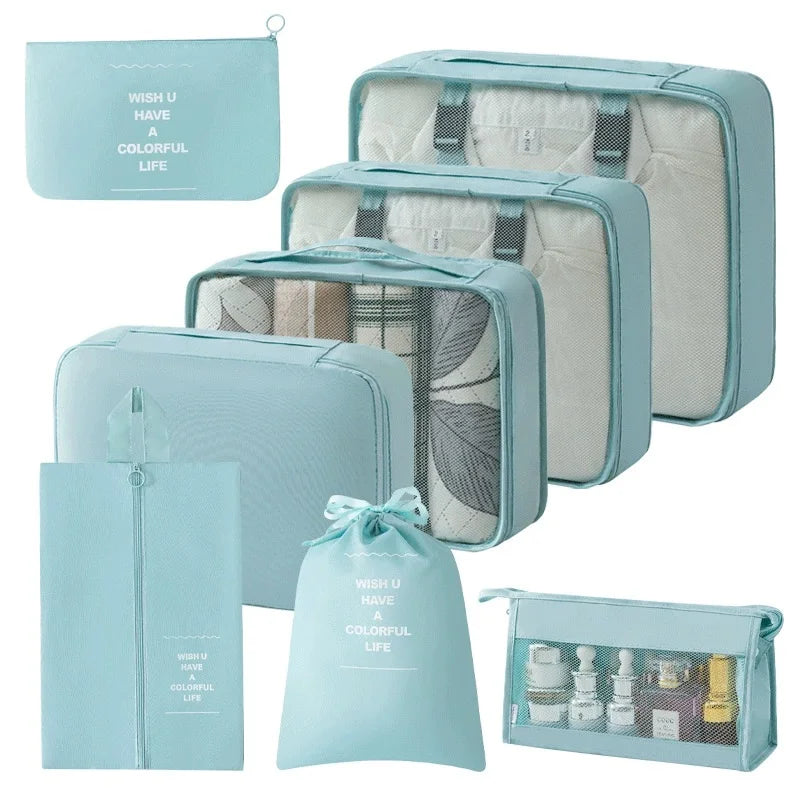 Kit Voyage Organisé Alma™ – 8 Pièces