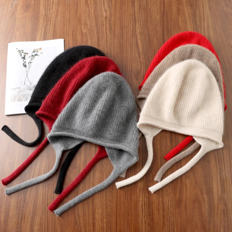 Bonnet cagoule en pure laine – Cozy Hood