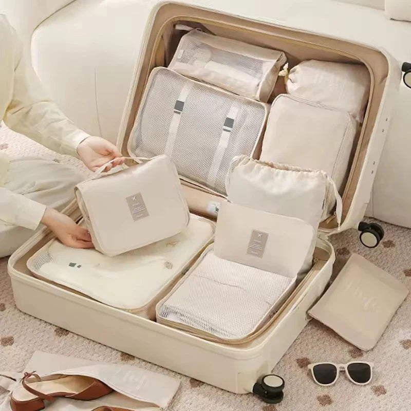 Kit Voyage Organisé Alma™ – 8 Pièces