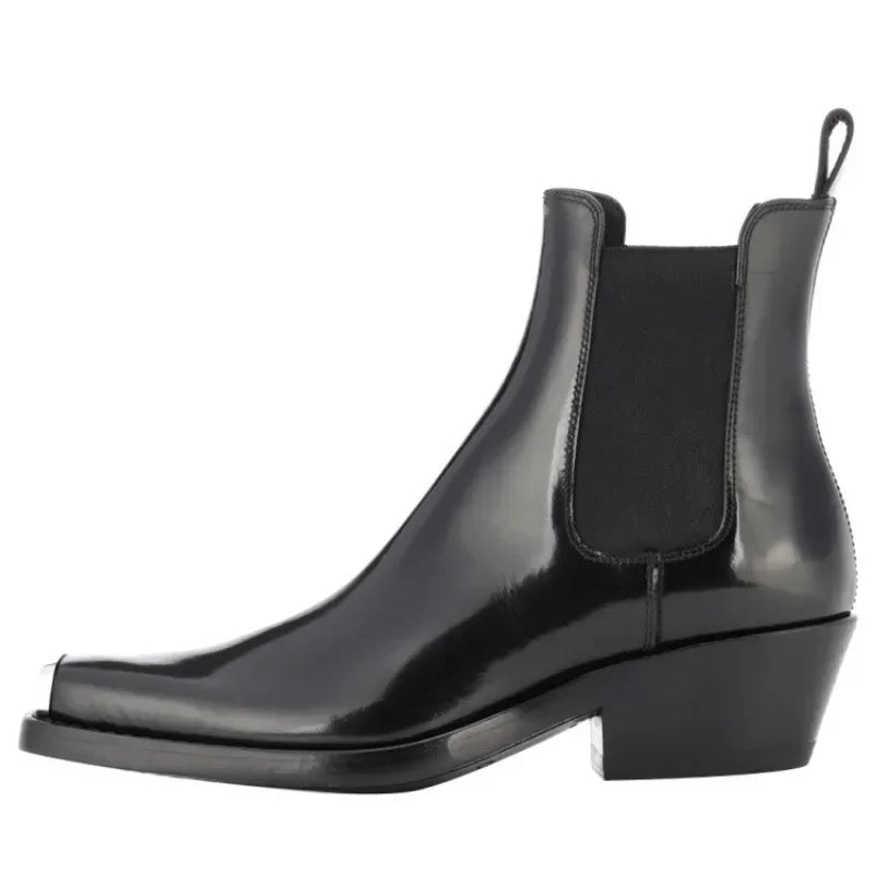 🖤 ALMA WEST – Bottines Chelsea Cuir