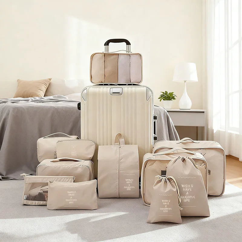 Kit Voyage Organisé Alma™ – 8 Pièces