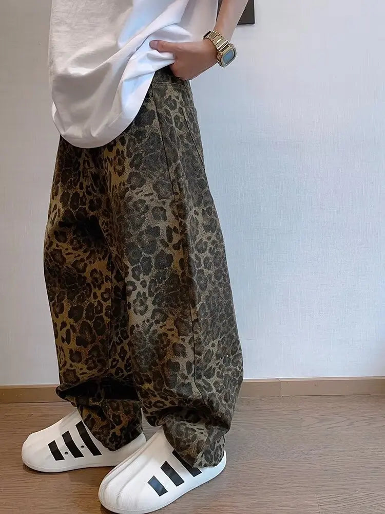 Jean baggy léopard – Wild Denim
