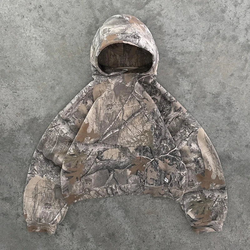 Hoodie oversize camouflage – Wild Street