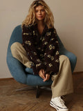 🌼 ALMA BLOOM – Polaire Fleurie Oversize